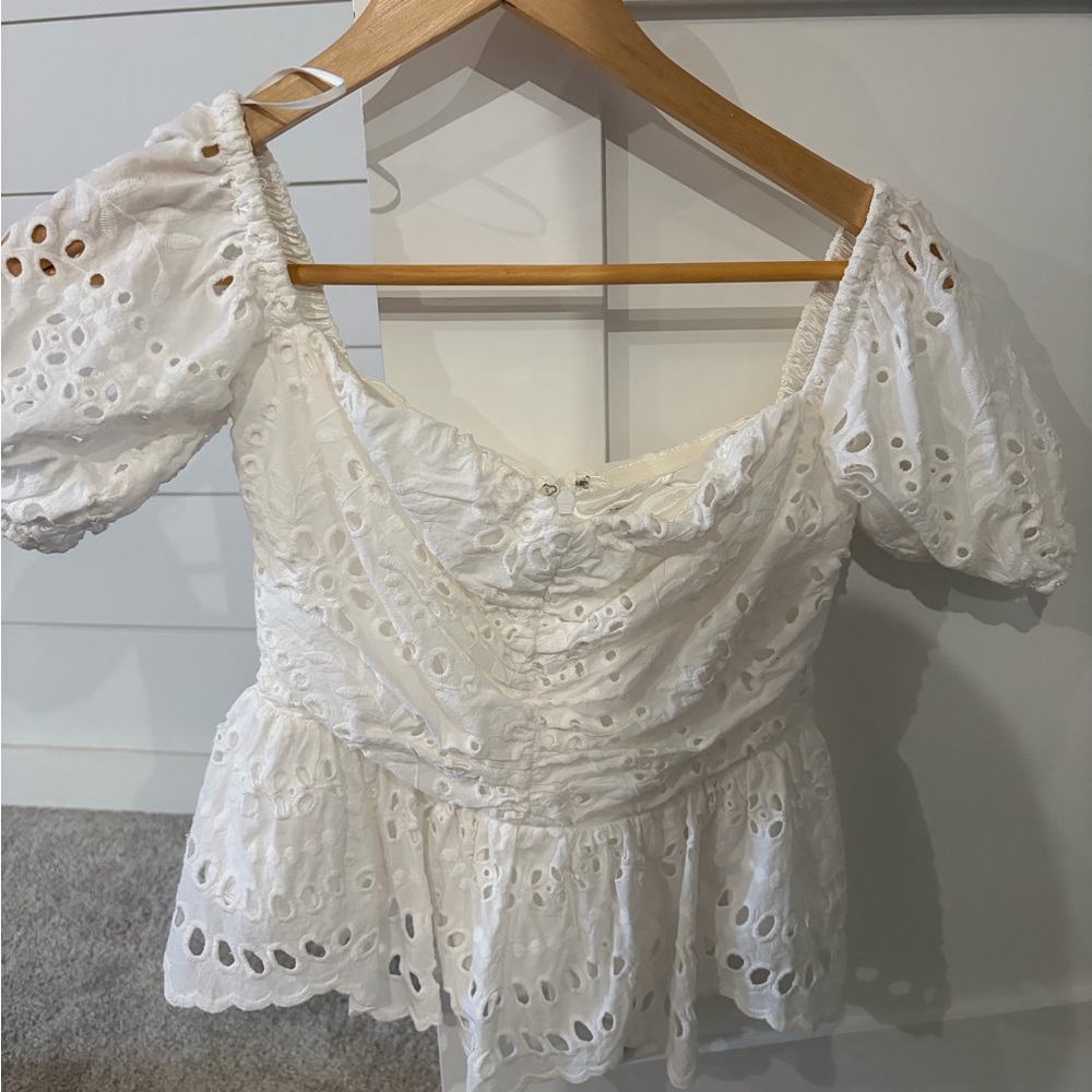 White off the shoulder Summer Top